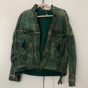 Free People Camo jacket